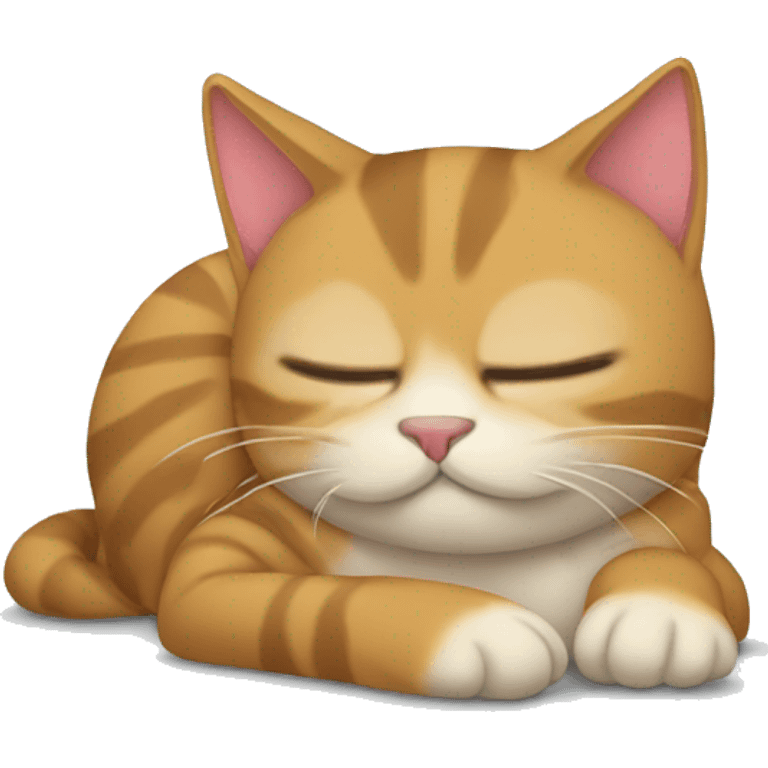 Gato durmiendo  emoji