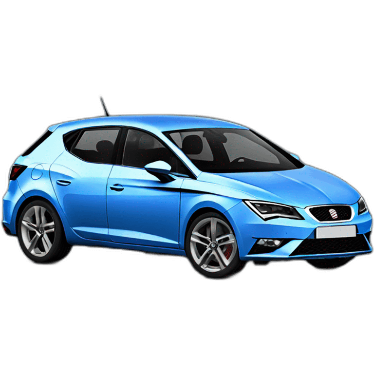 Seat leon III bleu étoilé emoji