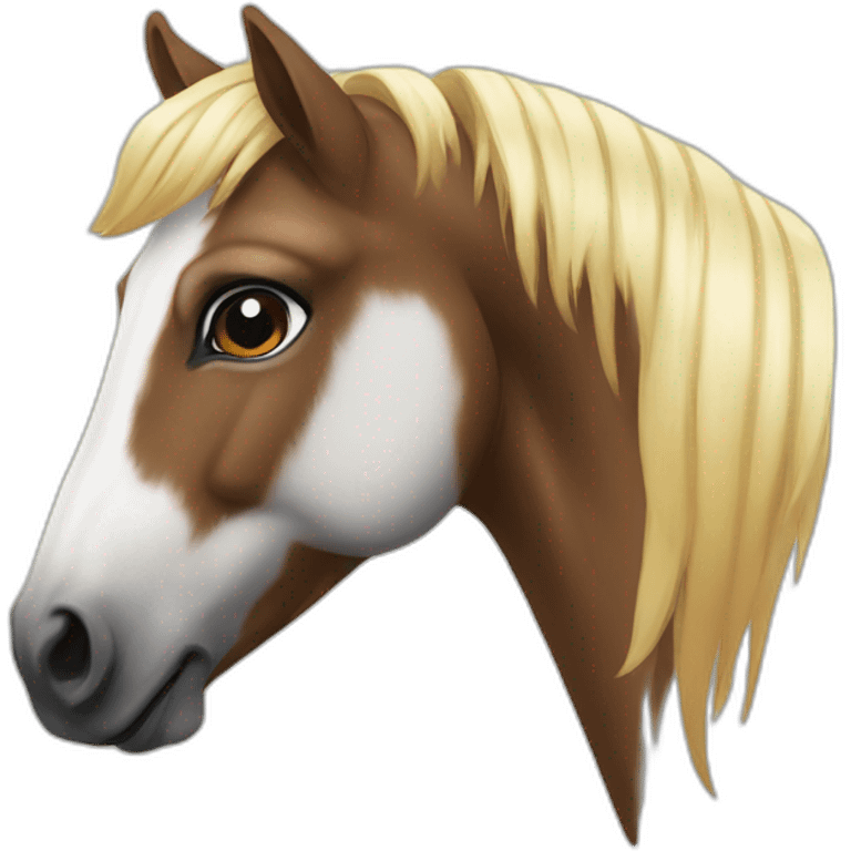 PONEY TRICOLOR emoji