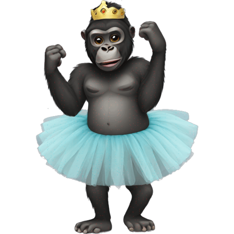 gorilla in a tutu emoji