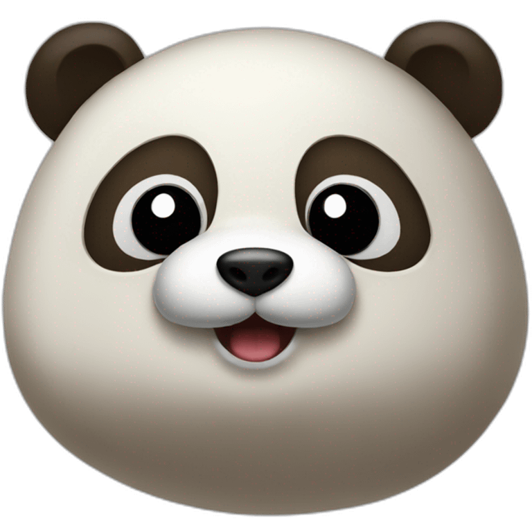 Poop panda emoji