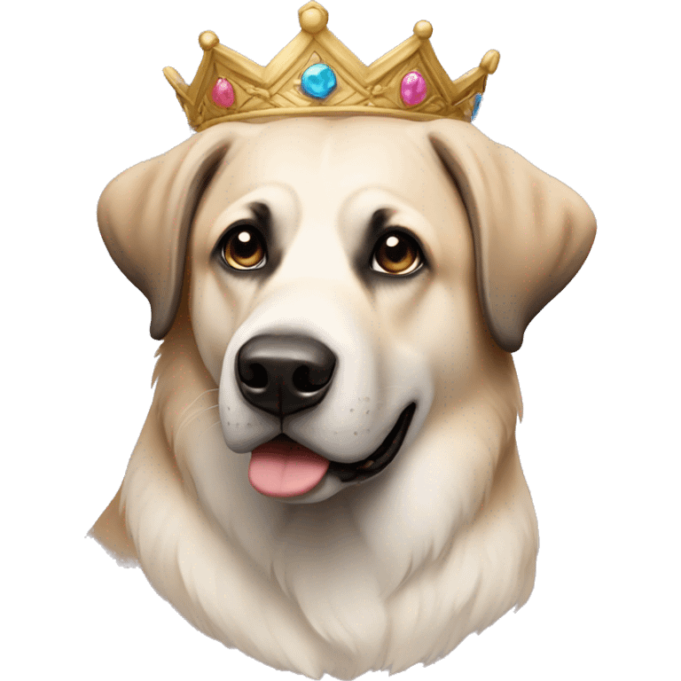 Anatolian shepherd princess emoji