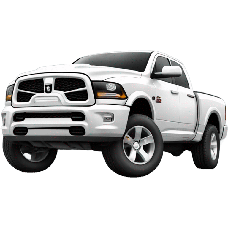 Dodge ram whrite emoji