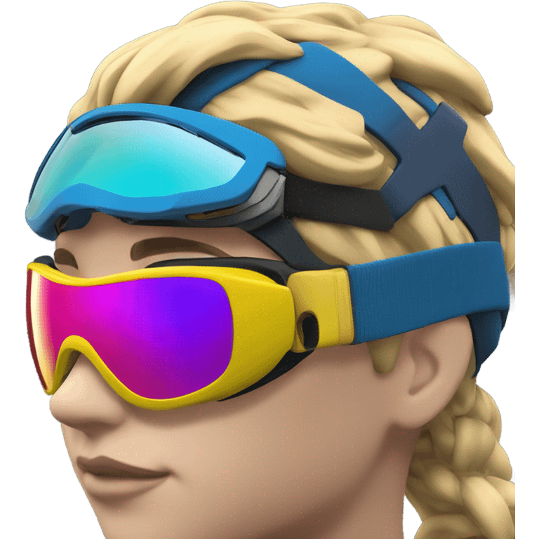 Ski goggle  emoji