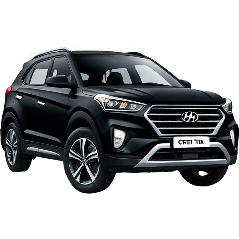 hyundai creta car black emoji