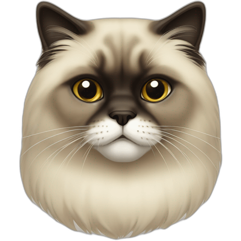 seal point himalayan cat emoji