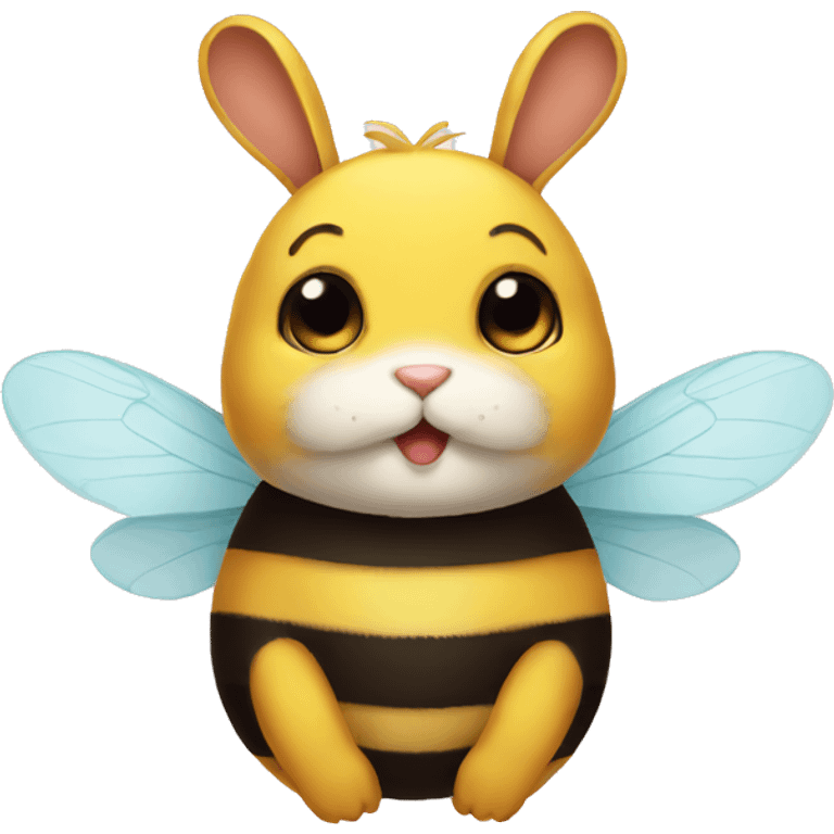 Bee bunny emoji