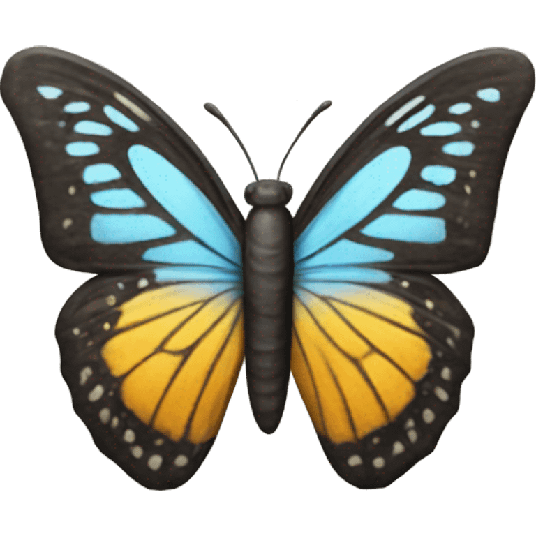 butterfly holding the letter w  emoji