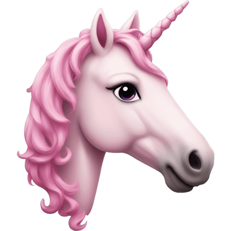 Photo of a beautiful Pink unicorn  emoji