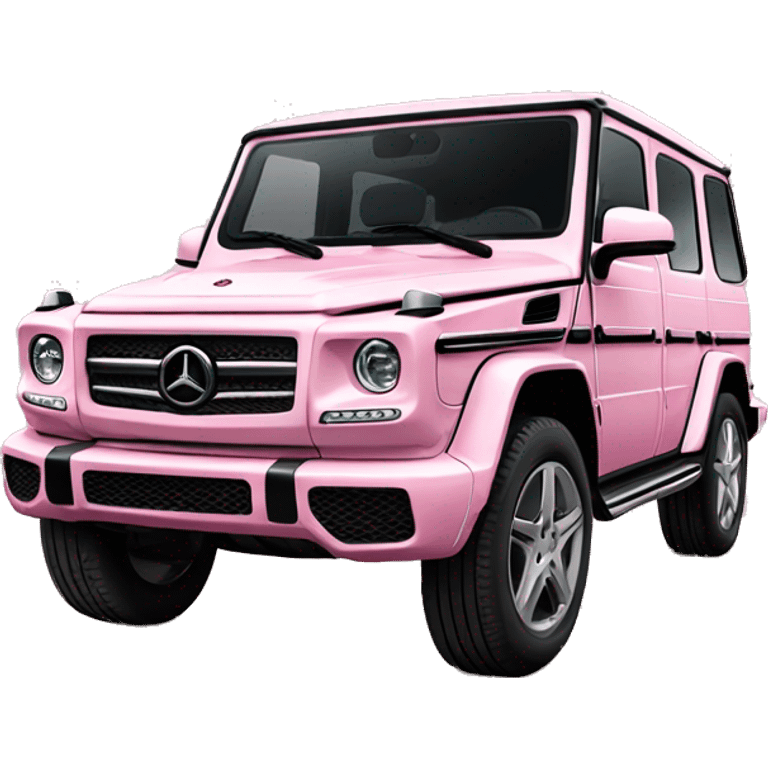 Light pink g wagon emoji