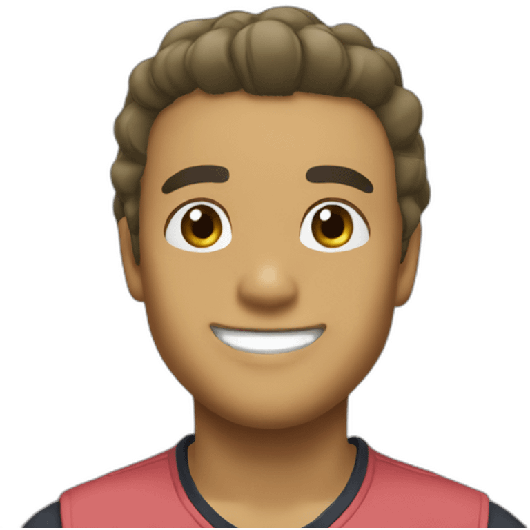 Le dresseur Sacha dans pokemon emoji