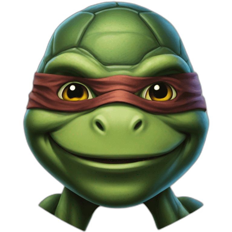 ninja turtle hyper realistic emoji