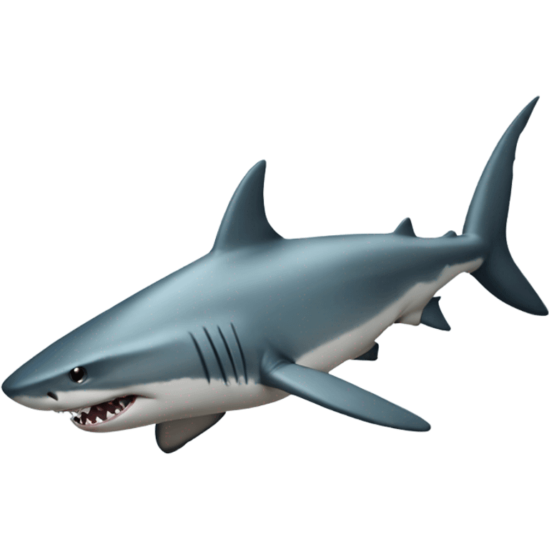 Shark walking emoji