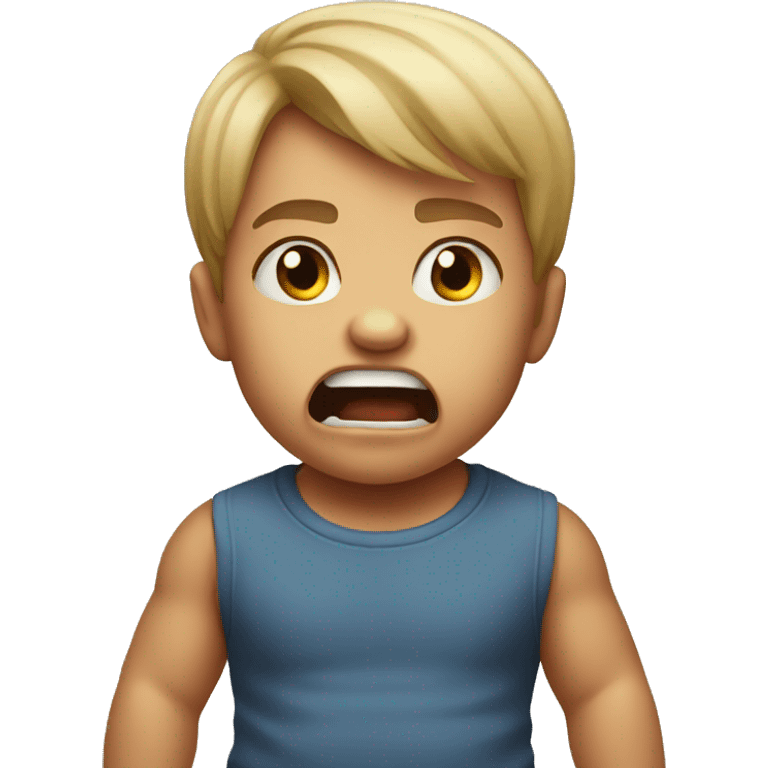 furious toddler emoji