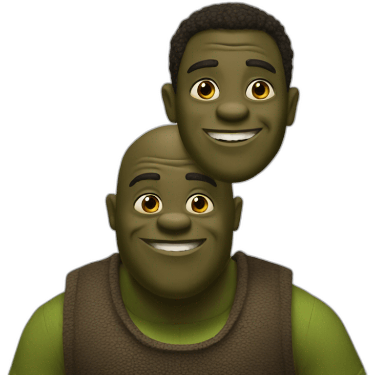 black-shrek emoji