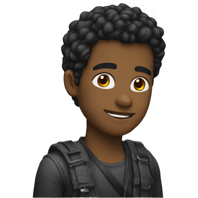 cinta negro emoji