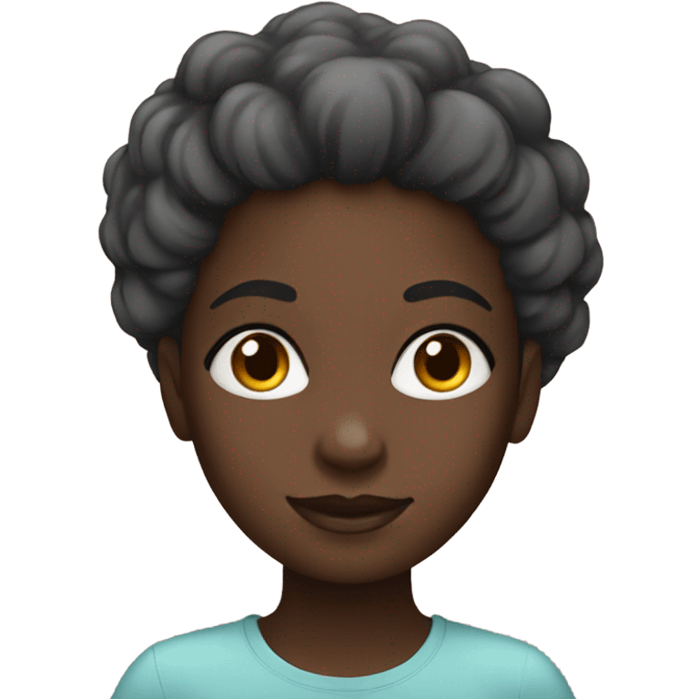 Black girl emoji