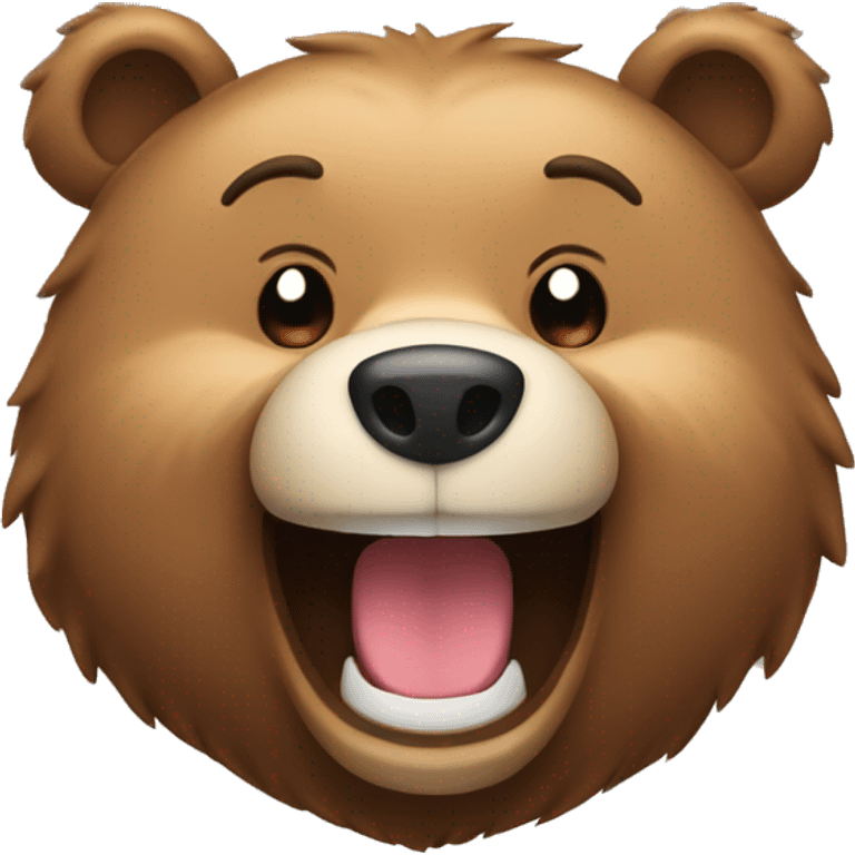 Bear smiling emoji