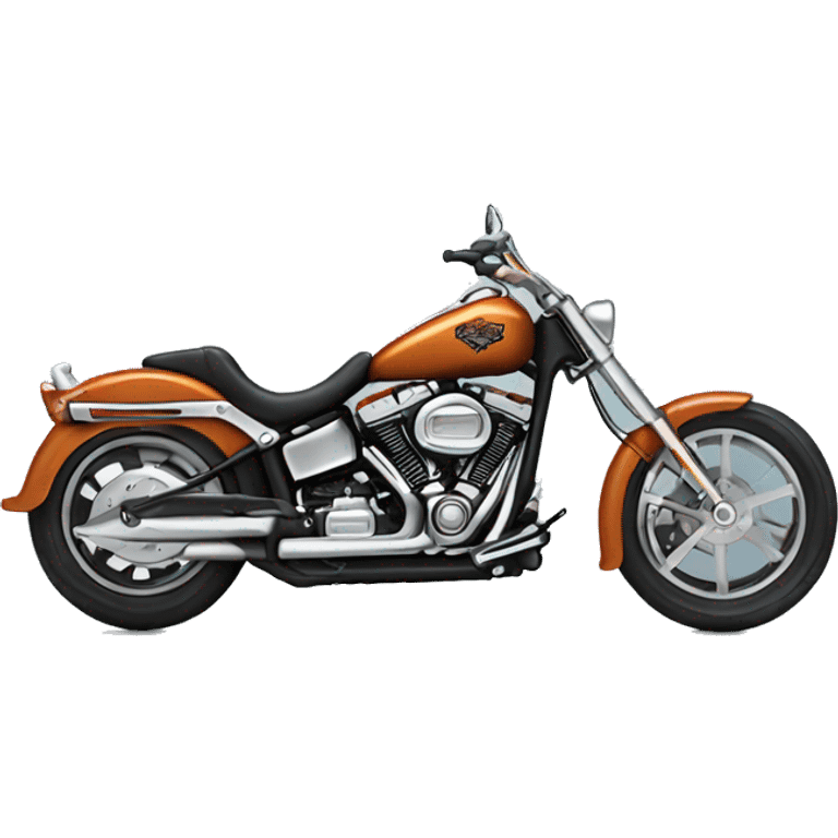 a harley davidson chopper emoji