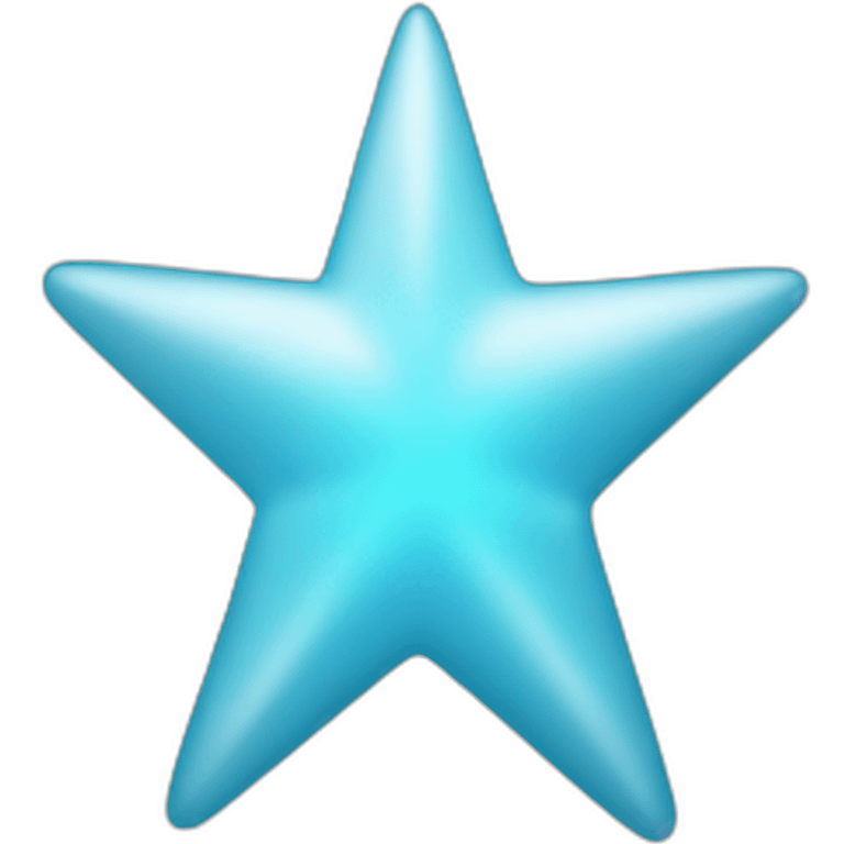 light blue star emoji