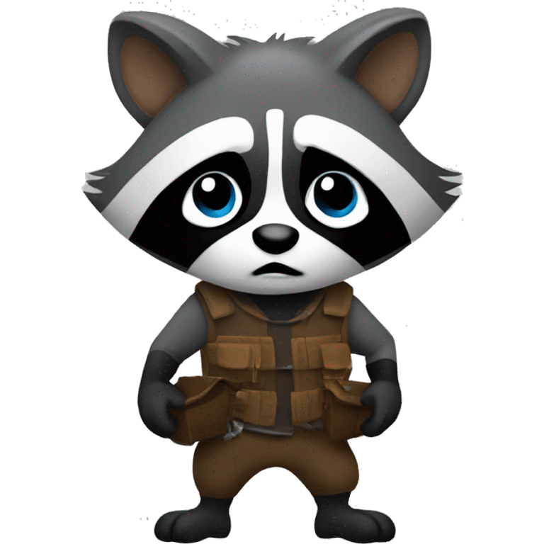 raccoon thief emoji