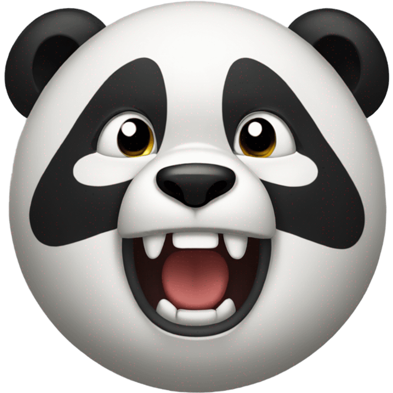 Raging panda emoji