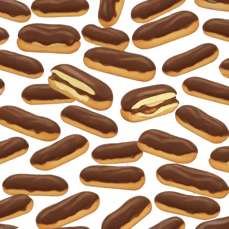 chocolate eclair  emoji