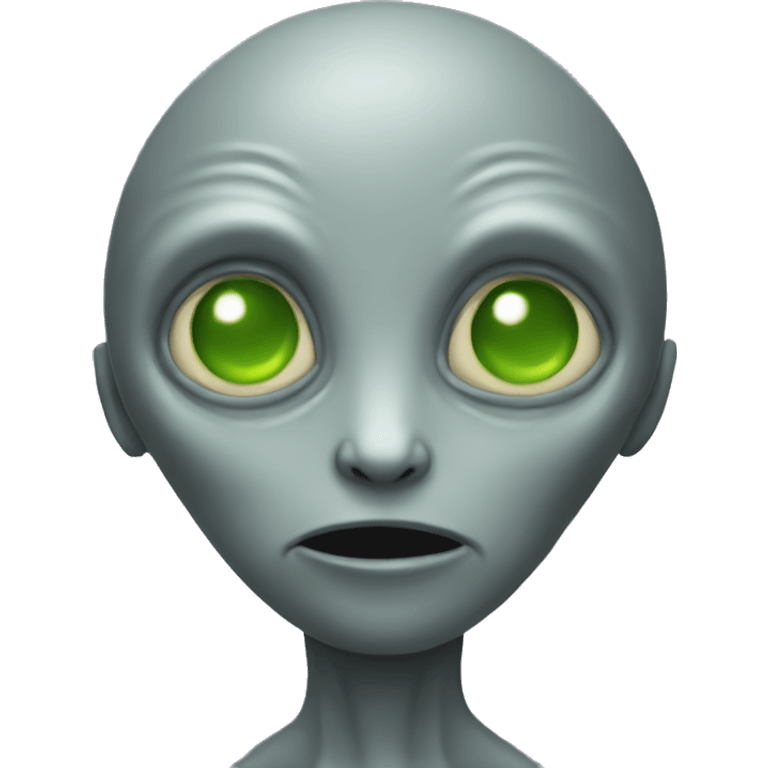 grey alien emoji