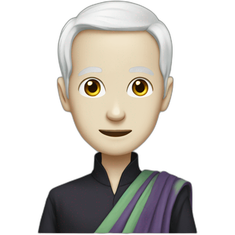 Voldemort wearing a saree emoji