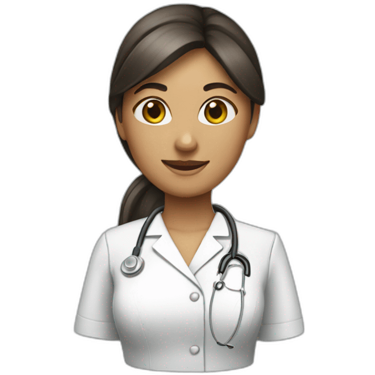 Woman-nurse-ponytail emoji