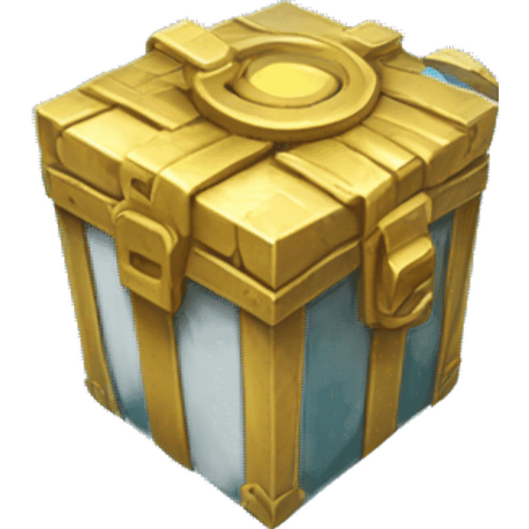  enjeux des loot box locked en  bleu pale emoji