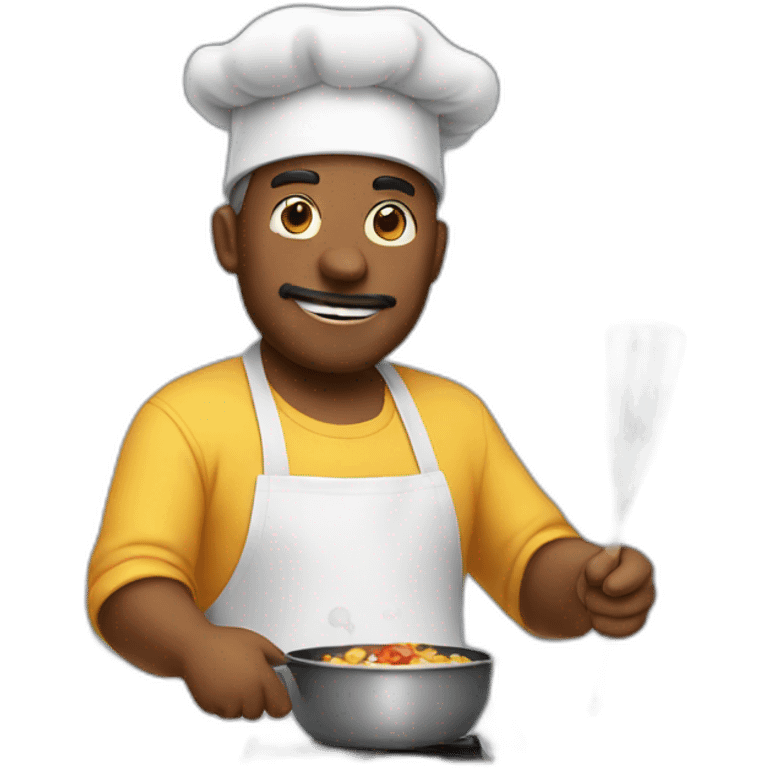 man cooking emoji