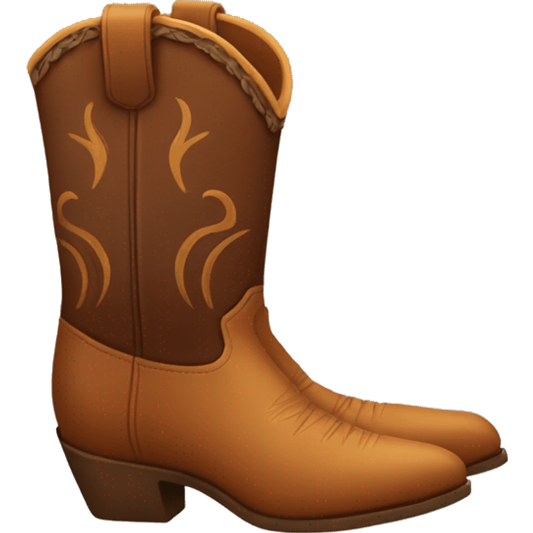 Cowboy boots emoji