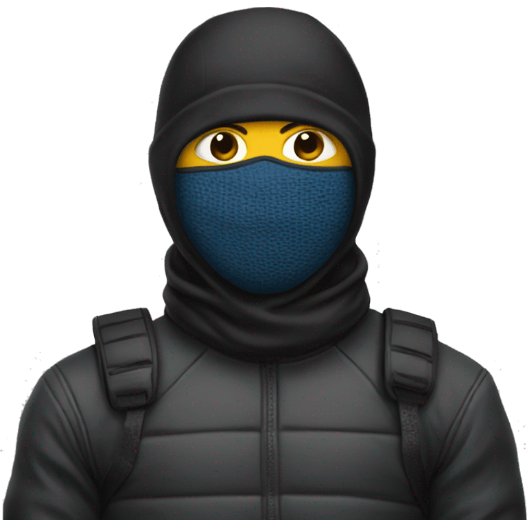 yn in ski mask  emoji