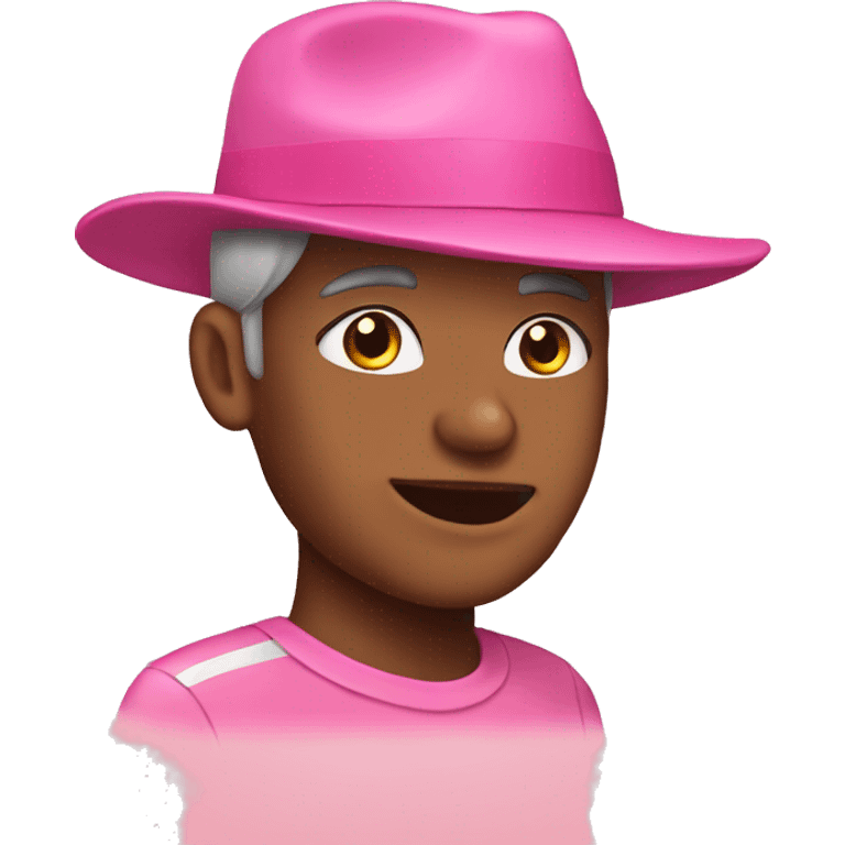 pink hat with the words stayonfleek on it  emoji