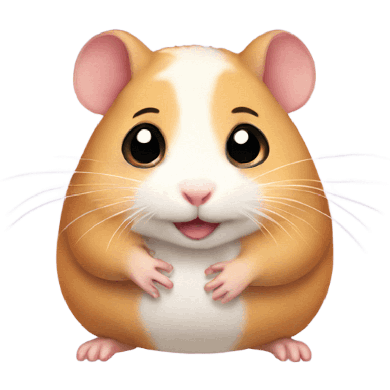 Pregnant hamster emoji