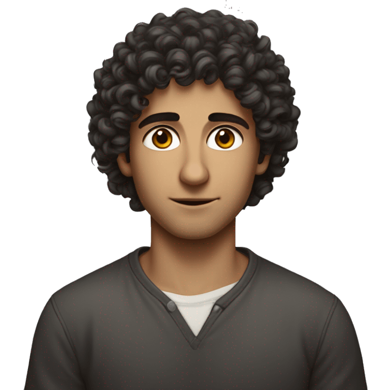 armenian boy w curly hair sharp jawline and david laid build  emoji