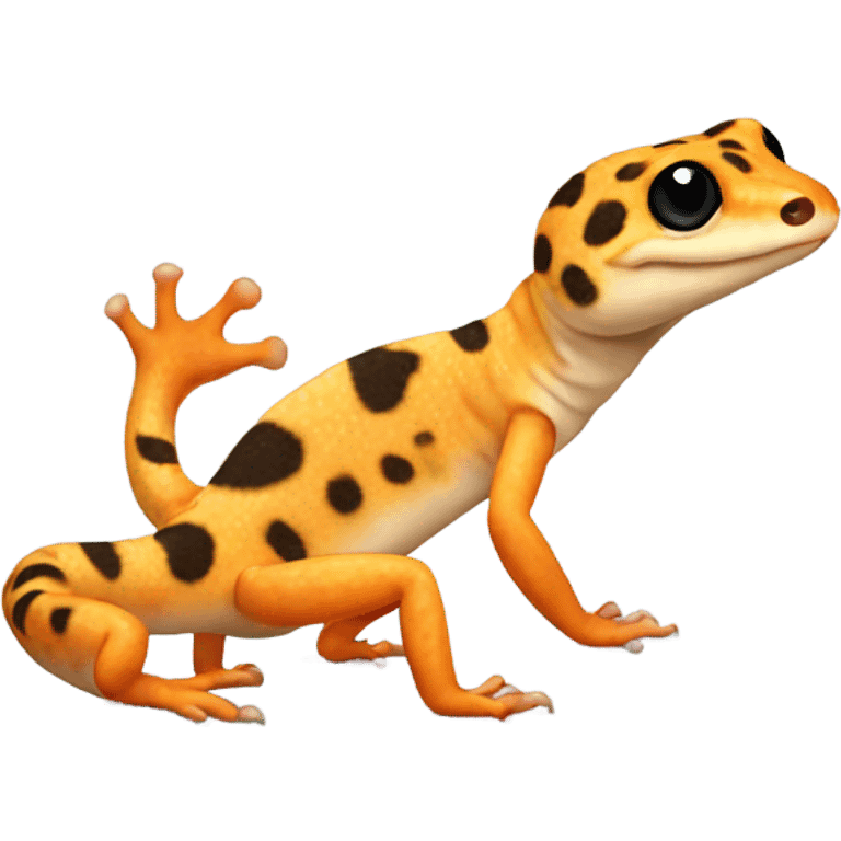 leopard gecko orange  emoji