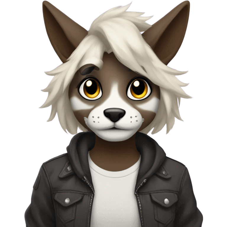 Anthro Fursona Furry Edgy Cool Cute Full body emoji