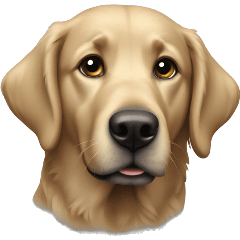 Black retriever  emoji