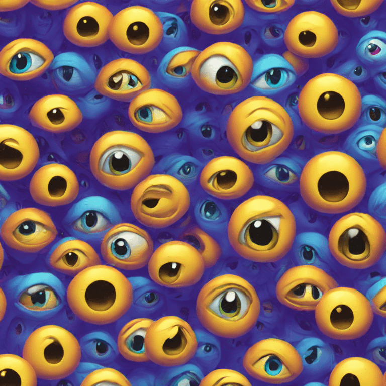 trippy eyes emoji