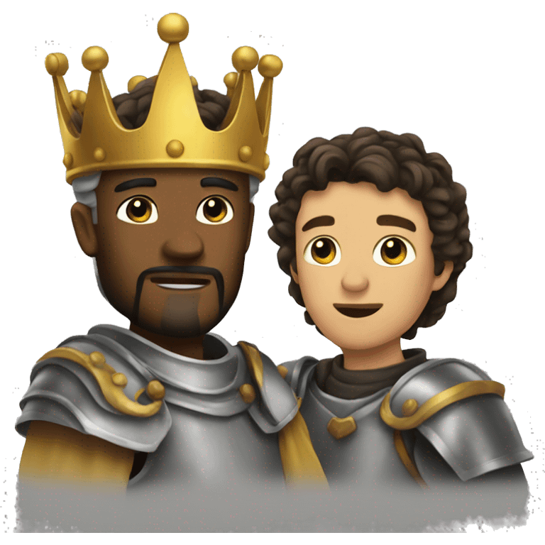 King and knight emoji