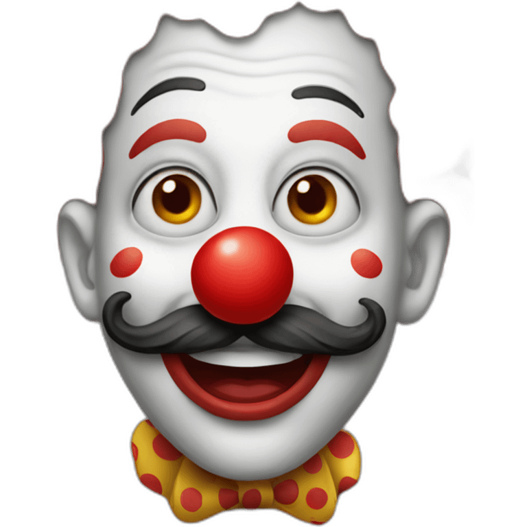 clown with red nose emoji