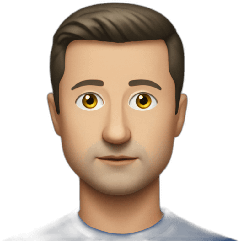 Volodymyr Zelenskyy mugshot emoji