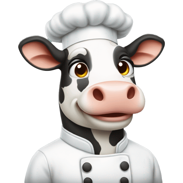 Cow chef emoji