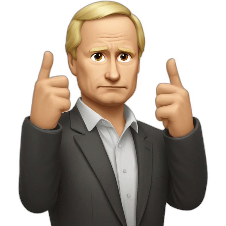 Vladimir poutine thumb down  emoji