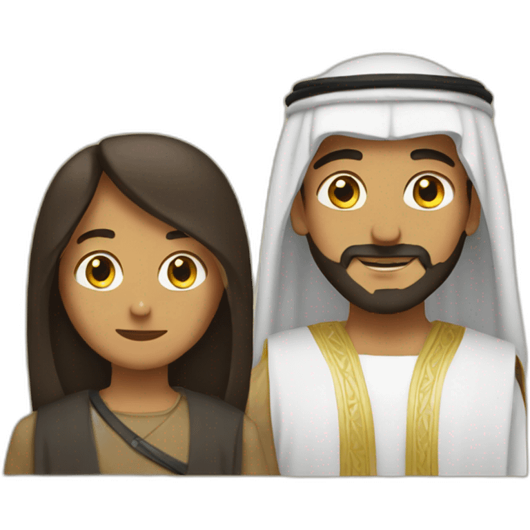 Jude with an arab emoji