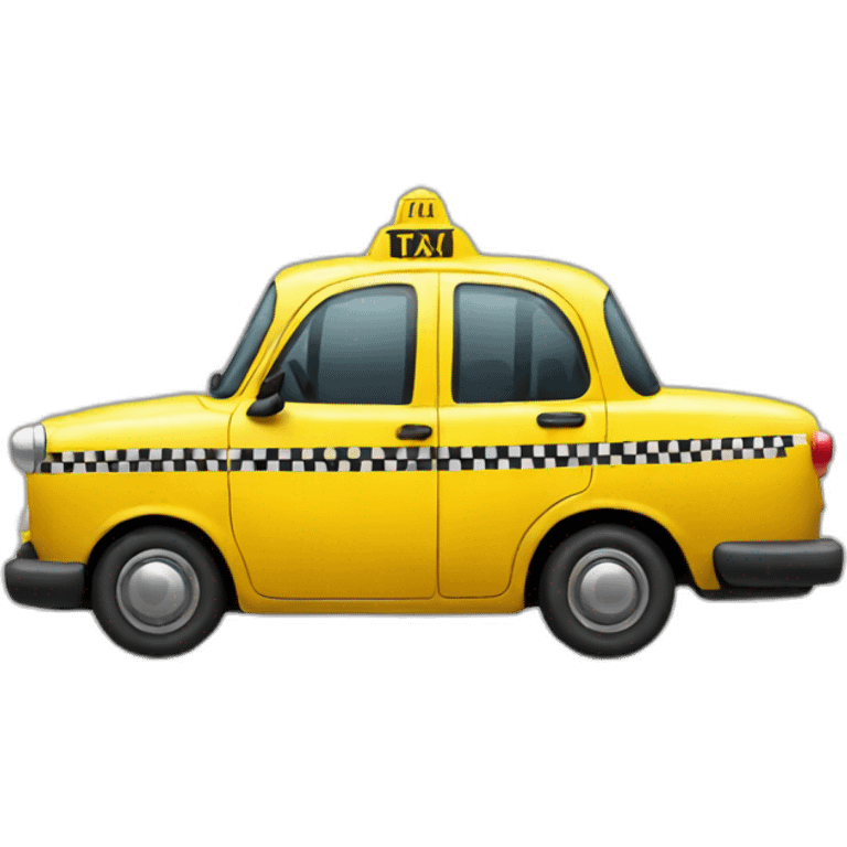 yellow taxi emoji