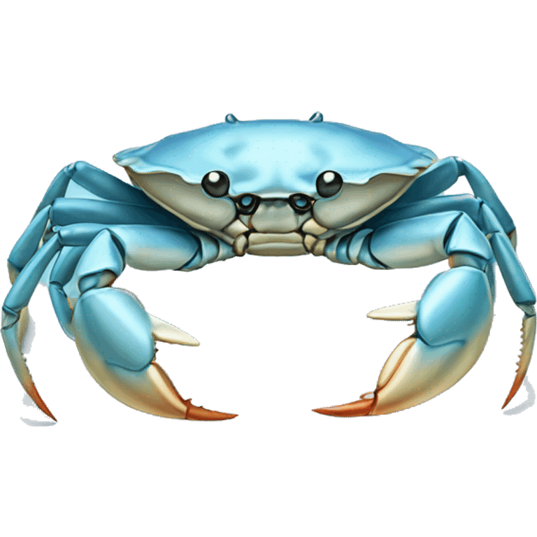 pastel blue crab emoji