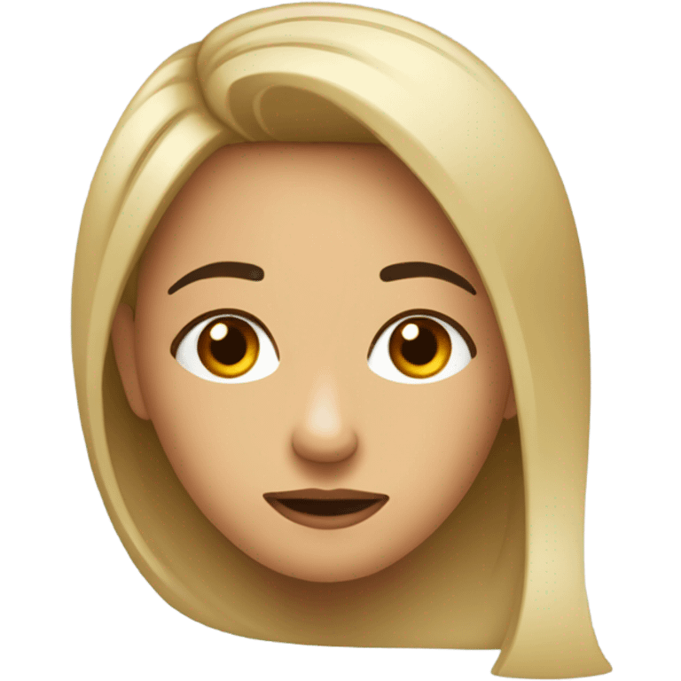 fille qui boude emoji